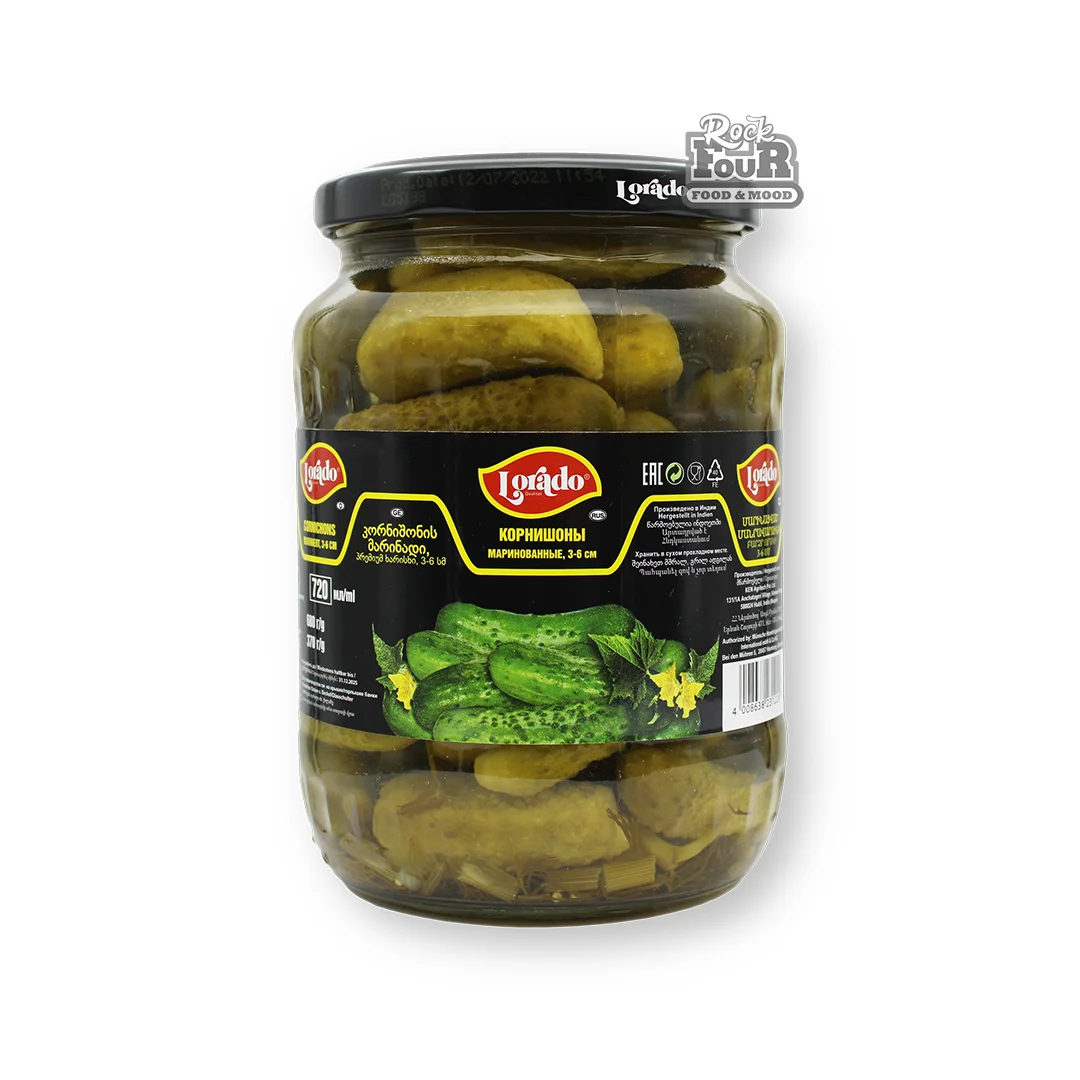 Pickled gherkins 3-6cm "Lorado" 680g